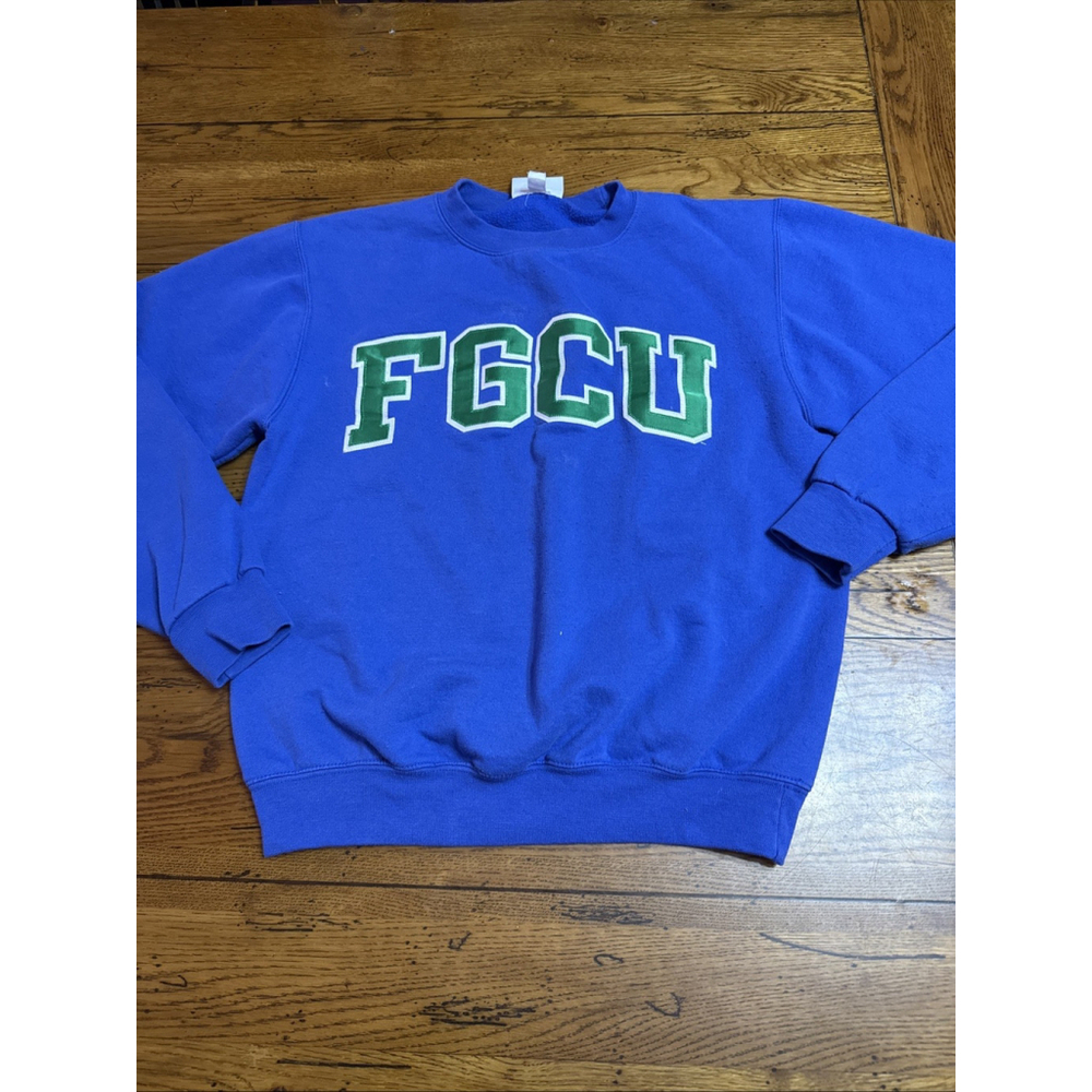 Champion Weave Florida Gulf Coast Sweatshirt Large Vintage FGCU Crewneck Q24